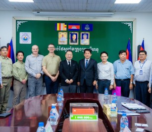 Courtesy visit and working meeting with TOA Corporation (construction company) and RAZEL Company (engineering company) at the Sihanoukville Autonomous Port
