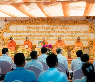 PAS organized a blessing ceremony for Khmer New Year 2024 to PAS Management, Employees and Workers
