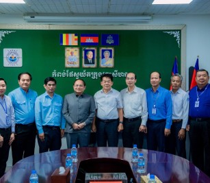 Welcomed a management delegation visit of Electricity of Cambodia (EDC)
