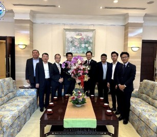 PAS Management Team, paid a courtesy call and wishing on the occassion mission completion to His Excellency MIKAMI Masahiro, Ambassador of Japan to the Kingdom of Cambodia, at the venue of the resident of the Ambssador of Japan
