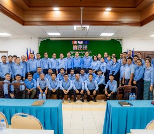 Held a training course regarding Road Safety for members of Union of Youth Federations of Cambodia (U.Y.F.C) Section of Sihanoukville Autonomous Port
