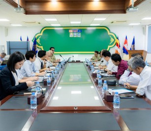 Held a coordination meeting regarding the acceleration of the Implementation of  Sihanoukville Port New Container Terminal
