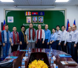 Welcomed a delegation visit of Embassy of the Republic of Indonesia to the Kingdom of Cambodia to PAS
