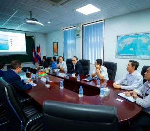 កិច្ចប្រជុំពិភាក្សាការងារជាមួយក្រុមហ៊ុន CMA CGM (Cambodia) Co., Ltd.
