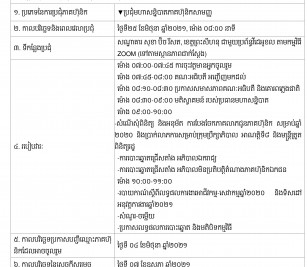 ការបង្ហាញព័ត៌មានទាន់ពេល(១០​ ឧសភា ២០២១)
