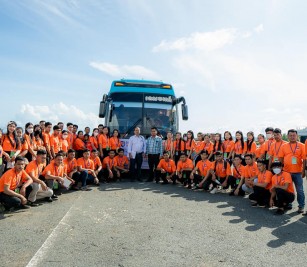 Welcomed a visit of 102 students from College of Business Administration of Asia Cambodia Institute in Preah Vihear Province and Mondulkiri Province
