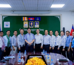 កិច្ចប្រជុំពិភាក្សាការងារជាមួយ ក្រុមហ៊ុន Inchcape Shipping Services (Cambodia) Ltd. នៅ កំពង់ផែស្វយ័តក្រុងព្រះសីហនុ