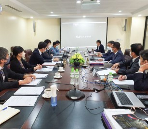 The meeting of JICA Fact Finding Mission on “Sihanoukville Port New Container Terminal Development-Phase 2& Phase 3”
