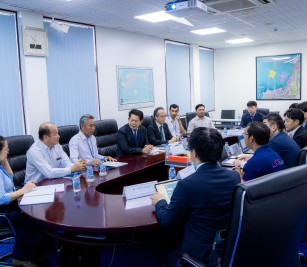Held a discussion meeting with AEON MALL (CAMBODIA) LOGI PLUS Co., Ltd., led by Mr. Matsuo Takashi