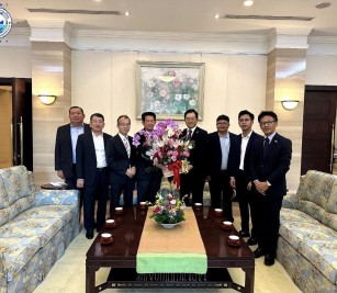 PAS Management Team, paid a courtesy call and wishing on the occassion mission completion to His Excellency MIKAMI Masahiro, Ambassador of Japan to the Kingdom of Cambodia, at the venue of the resident of the Ambssador of Japan
