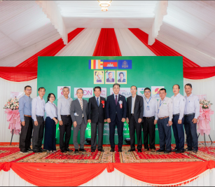 Held a completion ceremony of its own Sihanoukville FTZ Logistcs Center, located in Sihanoukville Port Special Economic Zone (SPSEZ), presided over by His Excellency Lou Kim Chhun
