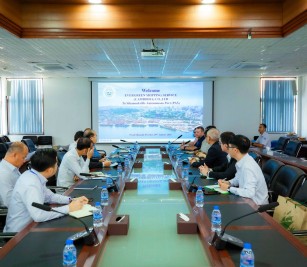 Held a discussion meeting with Evergreen Shipping Services (Cambodia) Co., Ltd
