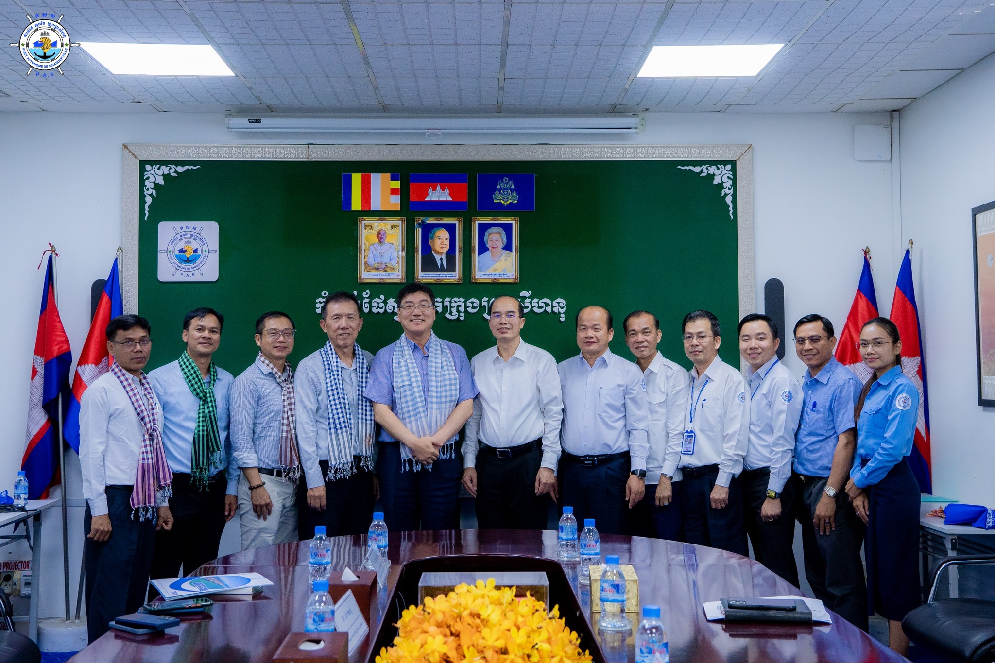 Held a discussion meeting with Inchcape Shipping Services (Cambodia) Ltd.
