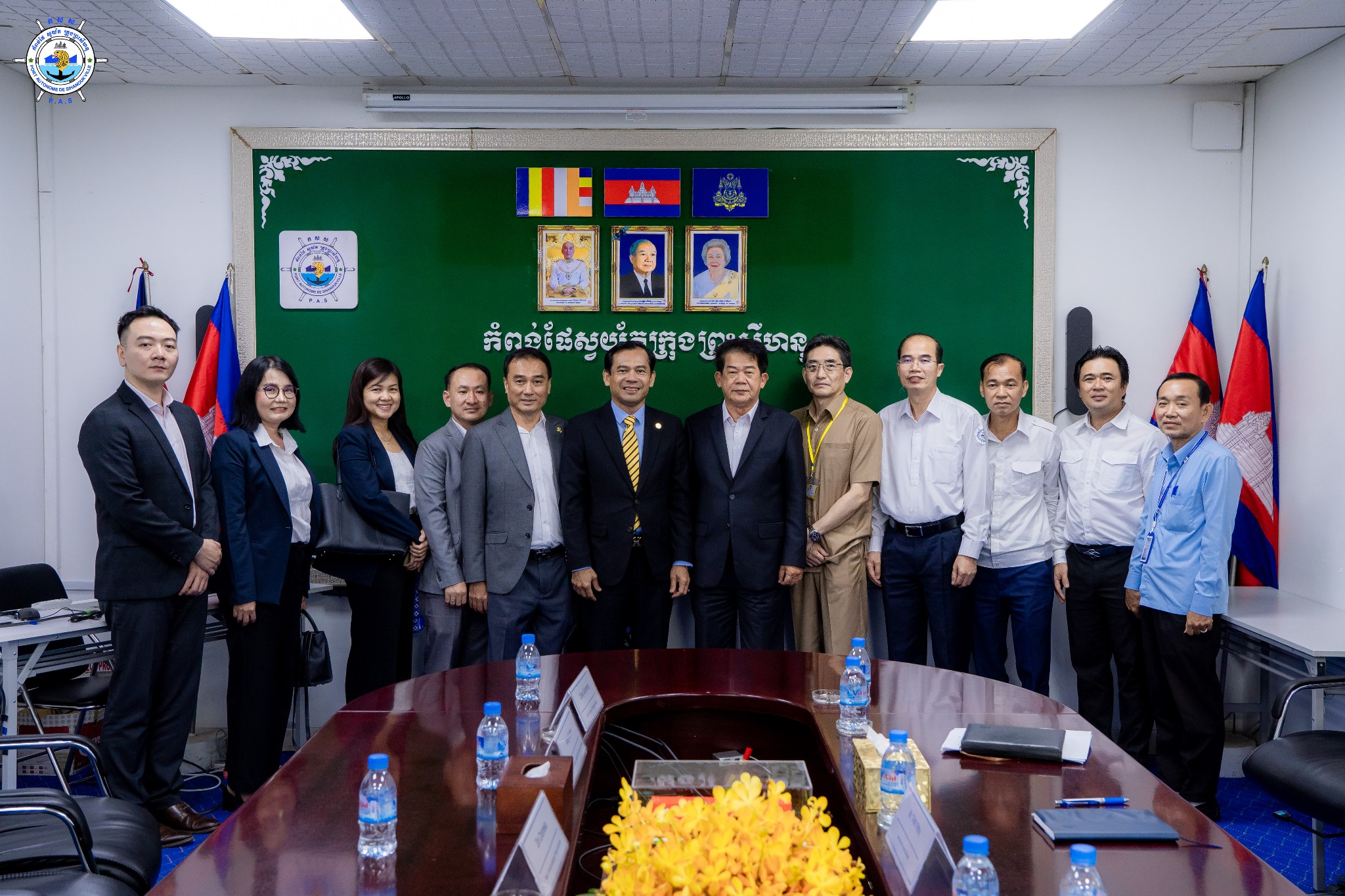 Held a discussion meeting with May Bank (Cambodia) Plc., led by Mr. Rath Sophorn, CEO and Country Head of May Bank (Cambodia) Plc
