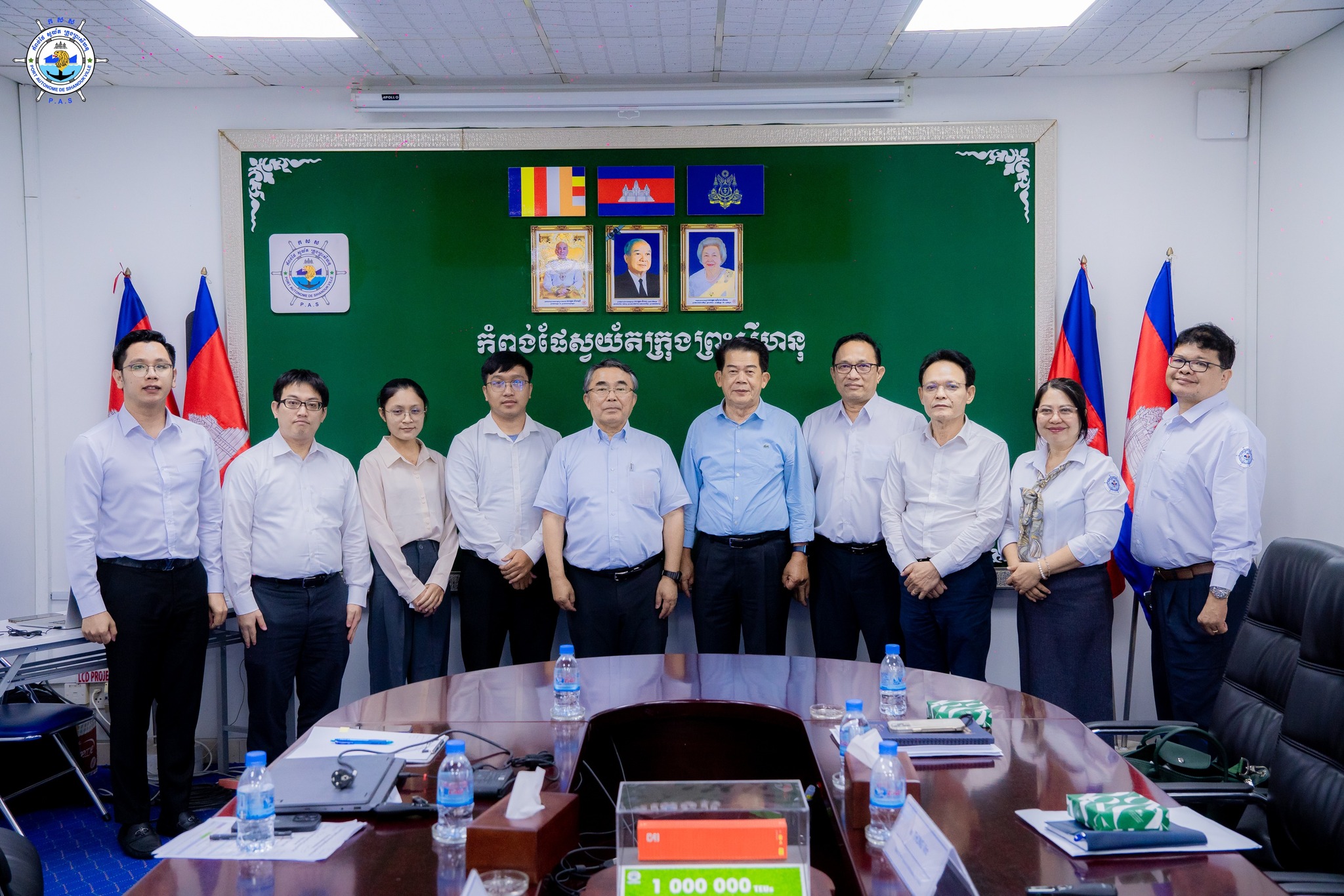 Held a discussion meetinng with The Overseas Coastal Area Development Institute of Japan (OCDI)
