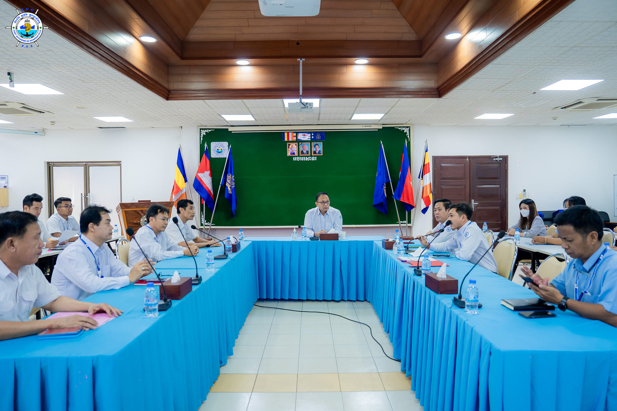 PAS Management Team, presided over the closing ceremony of the internship of 1st generation, 2nd year student from Techo Sen Institute of Public Works and Transport after successful completion their term at PAS
