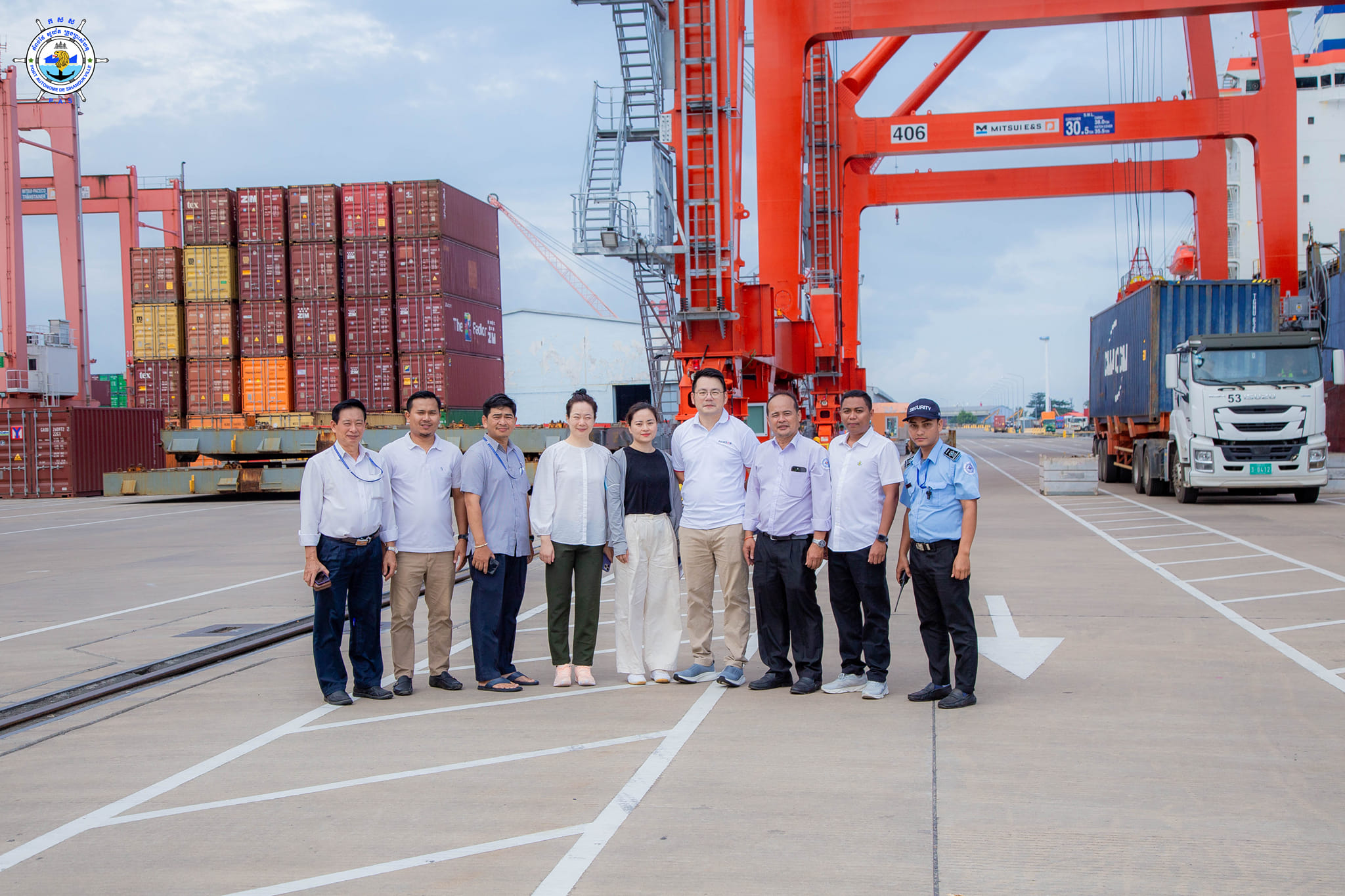 Welcomed a visit of Cambodian Maritime Services, in purpose to learn about PAS’s management and business operations
