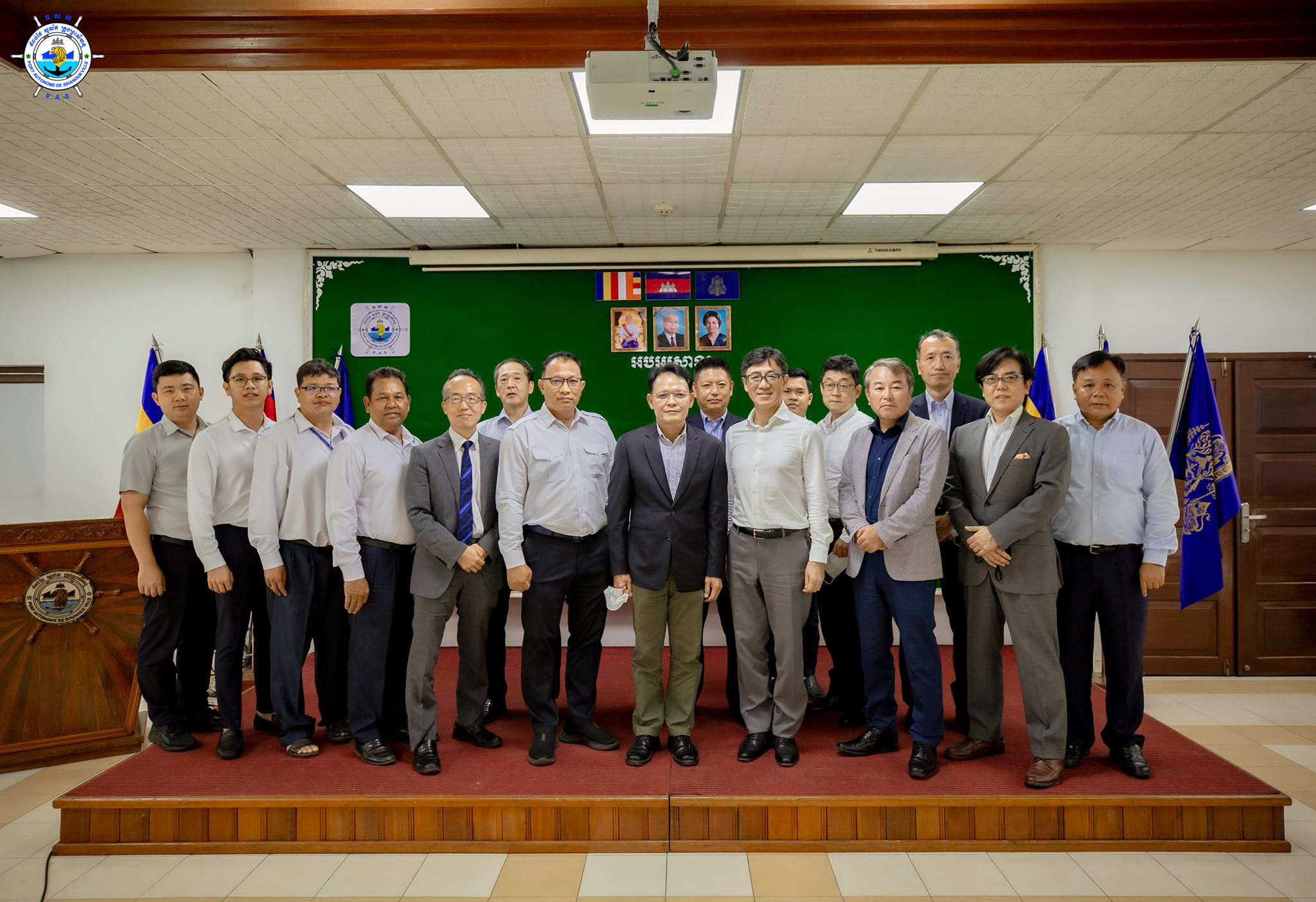 Held a dialogue meeting with Japanese Business Association of Cambodia (JBAC) including 12 Japanese companies regarding future developments of PAS and Sihanoukville Port Special Economic Zone.
