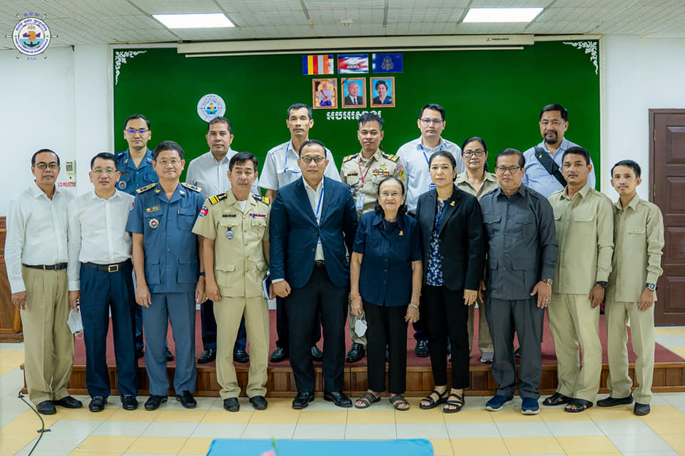 Welcome a visit of delegation of the 5th Committee of Senate led by Her Excellency Ty Borasy in a purpose to study the management and developments of Sihanoukville Autonomous Port
