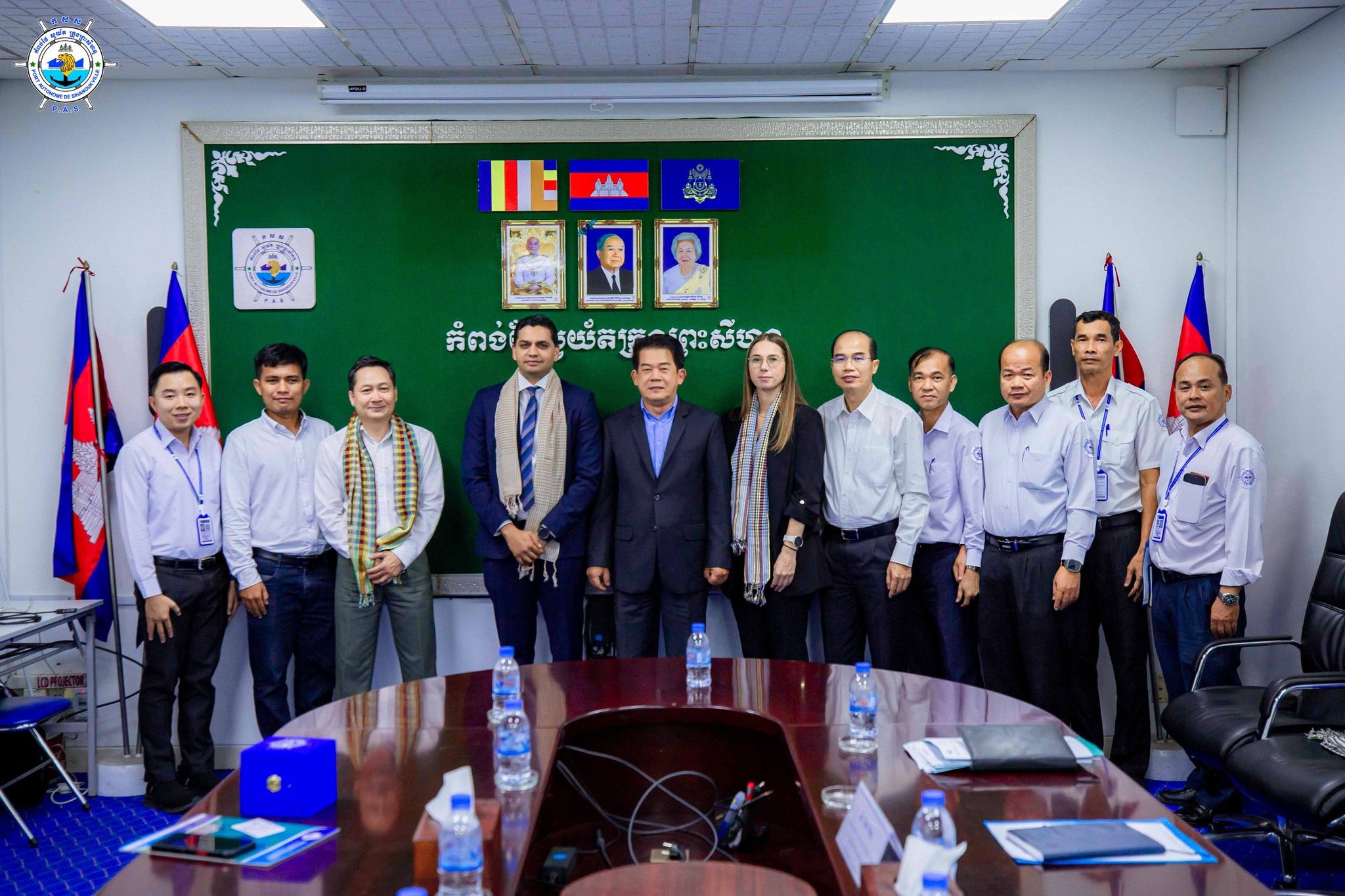 Held a discussion meeting with CMA CGM (Cambodia) Co., Ltd
