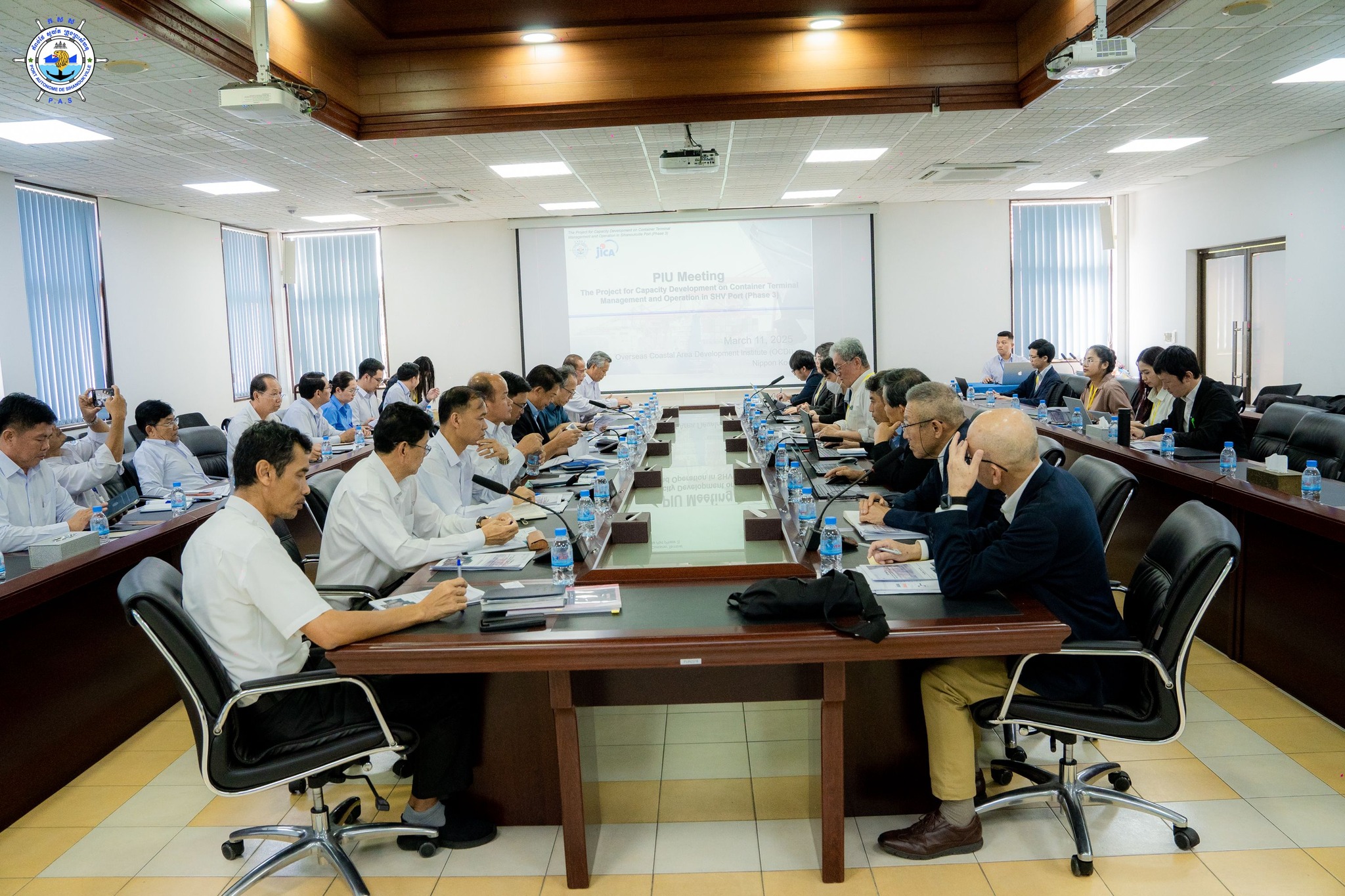 Held the 9th Project Implementation Unit Meeting of the Project for Capacity Development on Container Terminal Management
