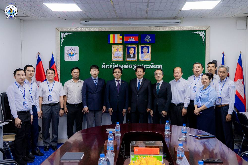 A courtesy visit of Mr. HIROYUKI Tokito, the Second Secretary of Embassy of Japan to the Kingdom of Cambodia
