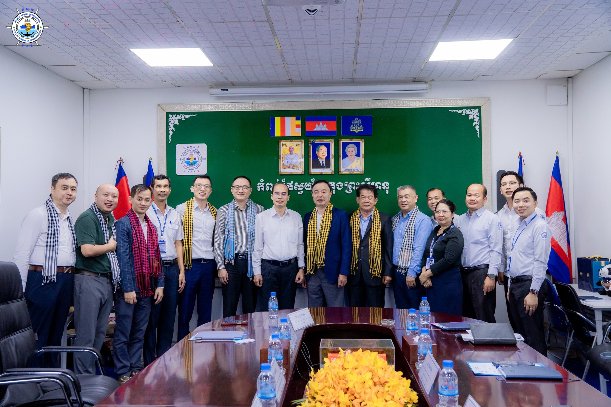 Held a discussion meeting with COSCO Shipping Line Cambodia Co., Ltd
