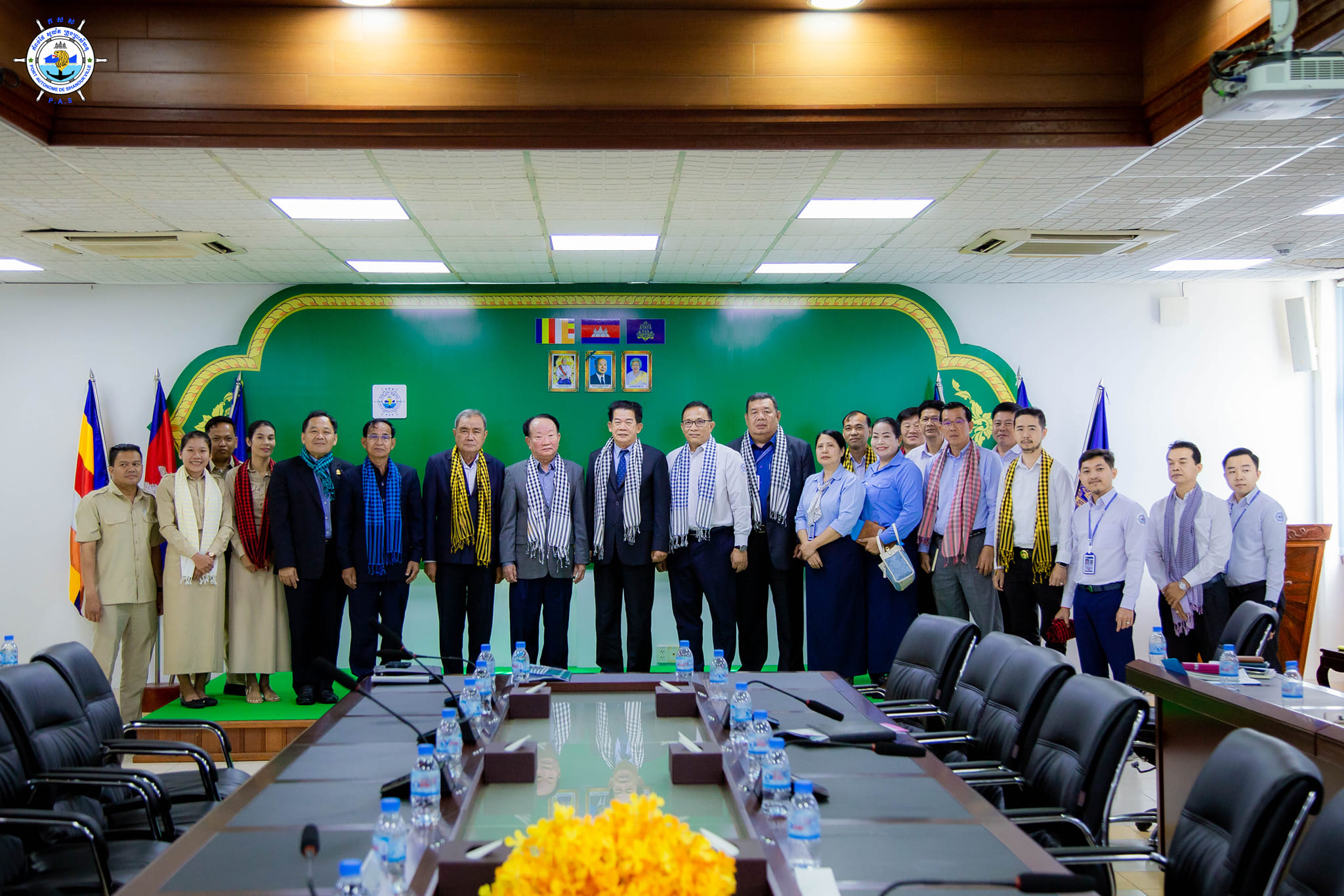Welcomed a delegation visit of the 9th Committee of Senate, led by His Excellency Om Sarith, Chairman of the 9th Committee of Senate
