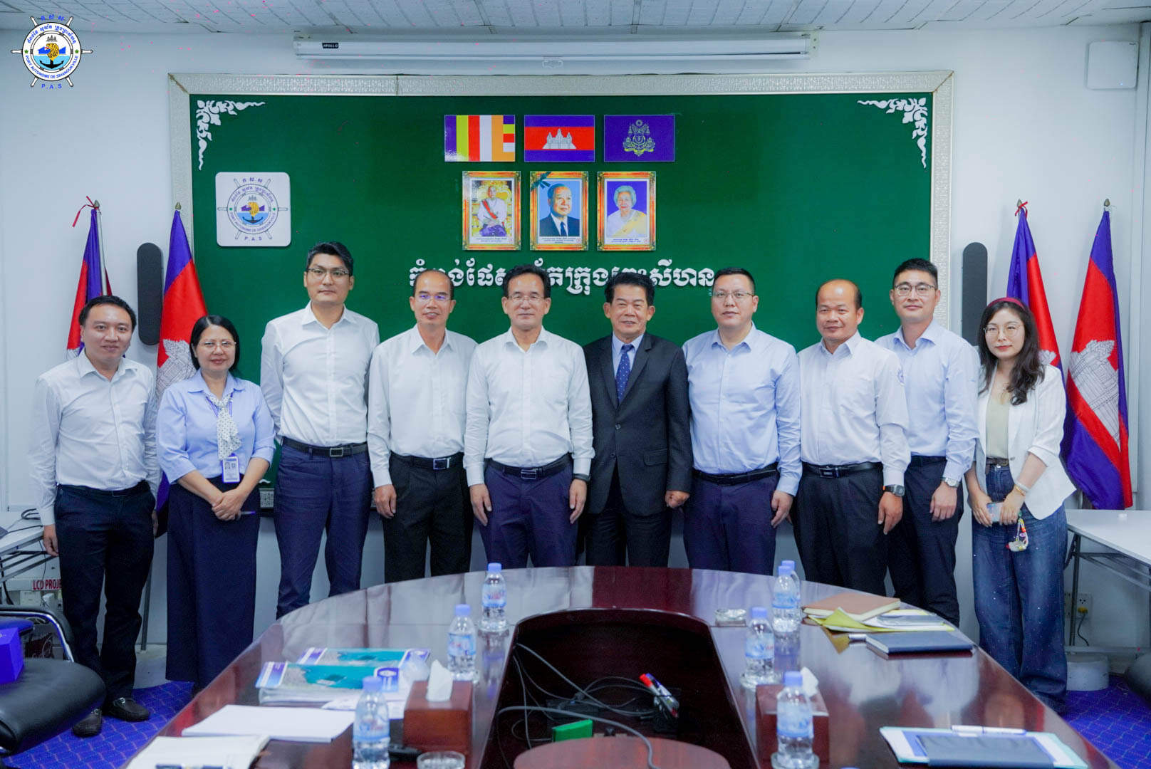 Welcomed a delegation visit of Tianjin Port Group, in purpose to learn about PAS’s progress
