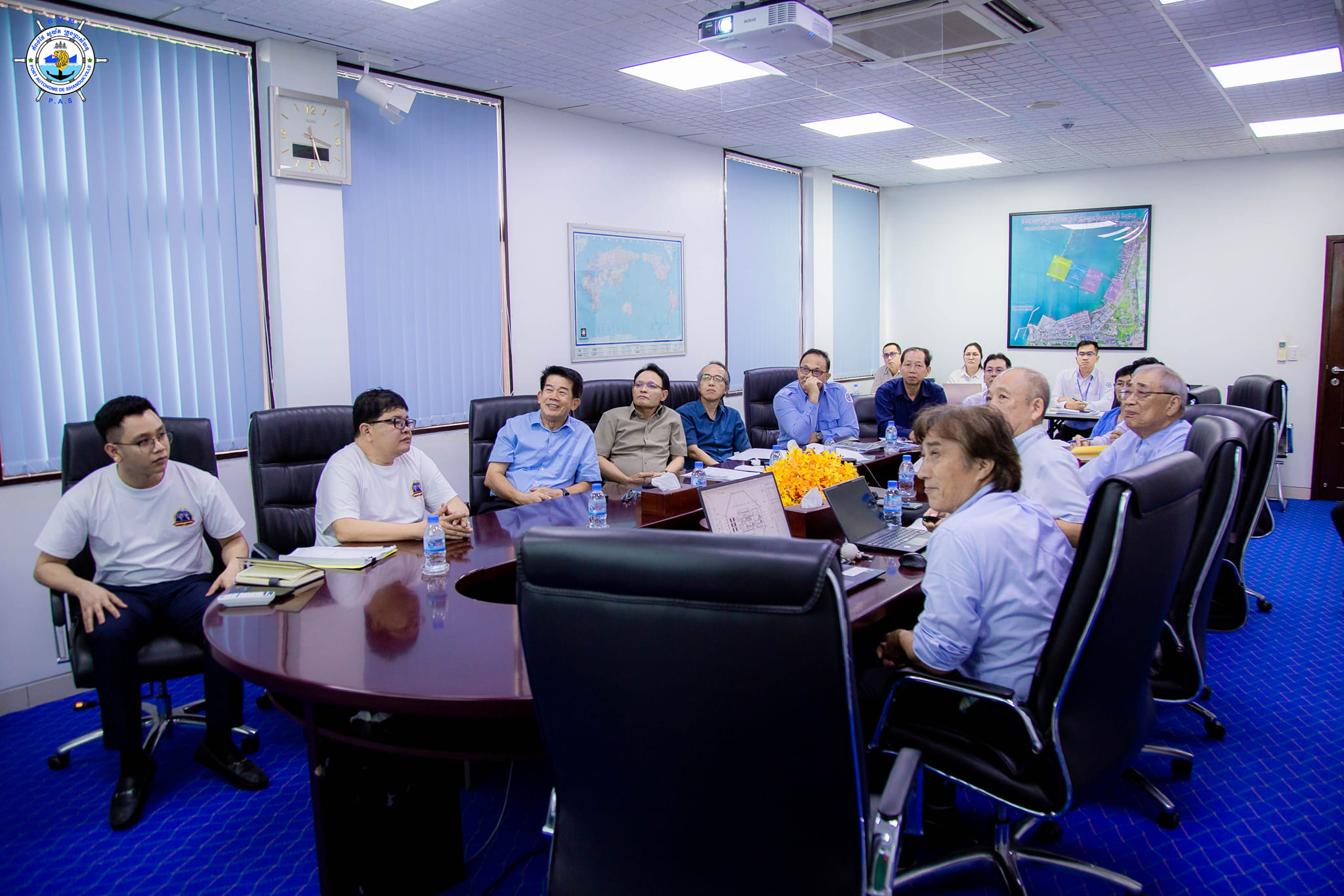 Held a discussion meeting regarding layout and structure of new vessel traffic system (VTS) building of Vessel Traffic System Development Project
