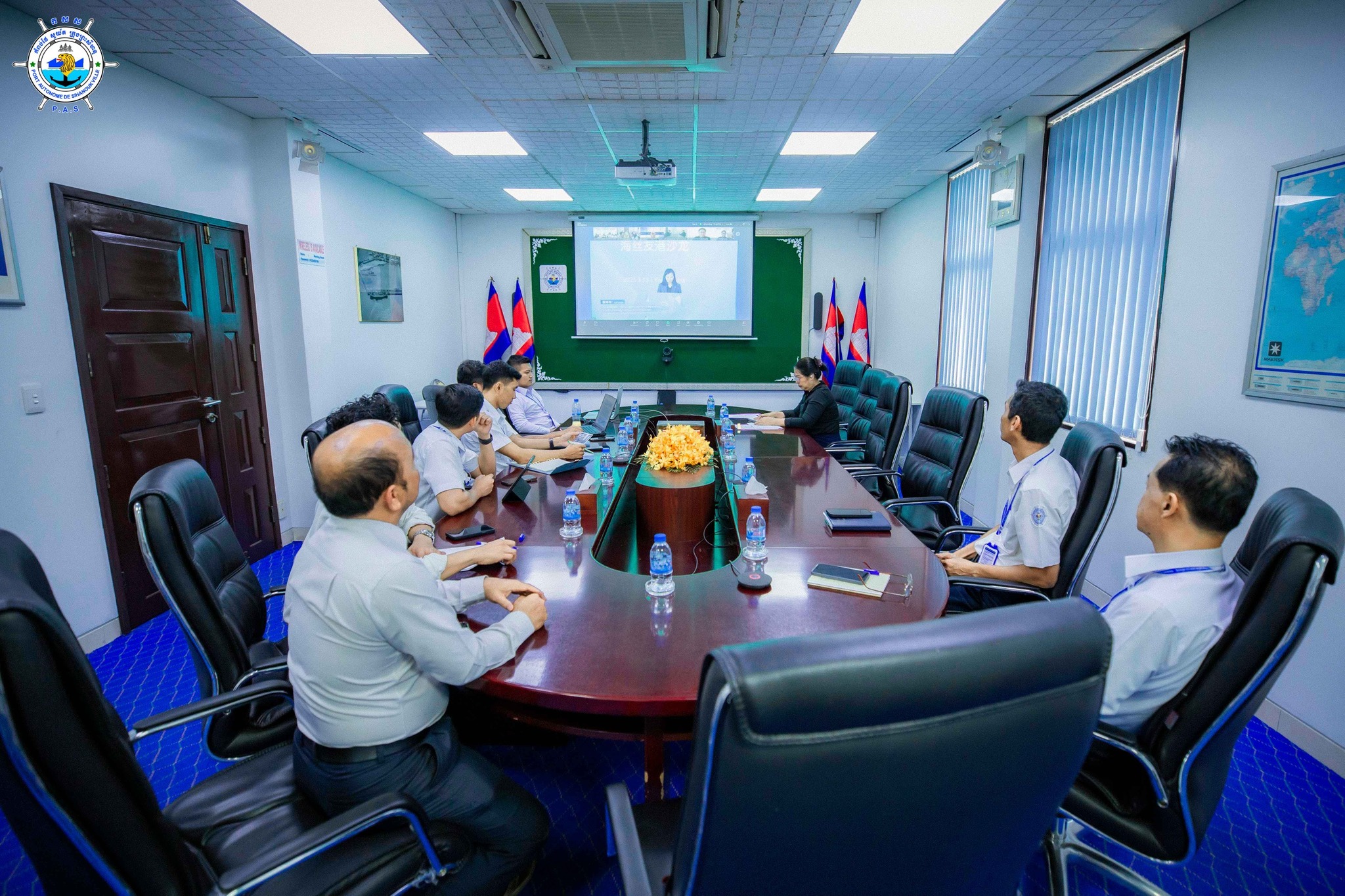 A virtual meeting “Partnership Ports Salon
