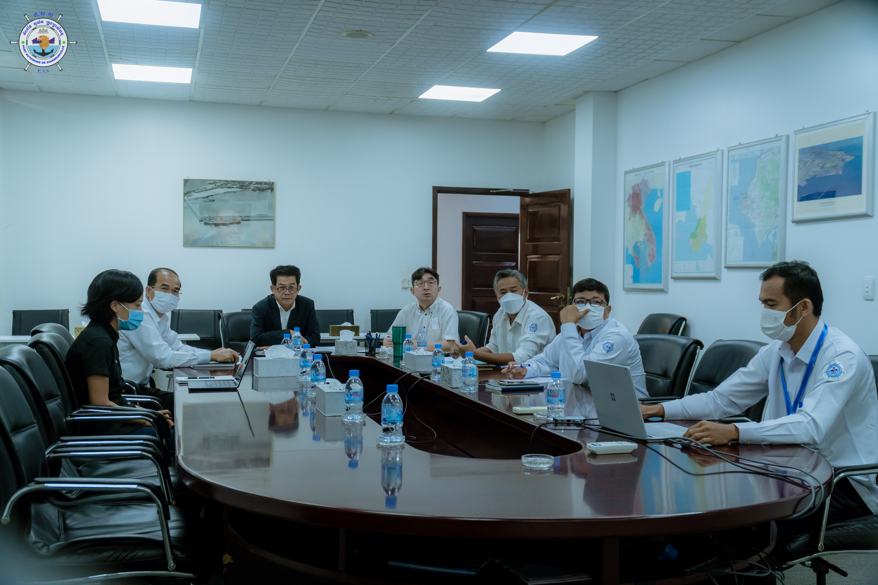 The attended A video call meeting ( online meeting ) at PAS`s small meeting hall regarding Special Economic Zone development at PAS
