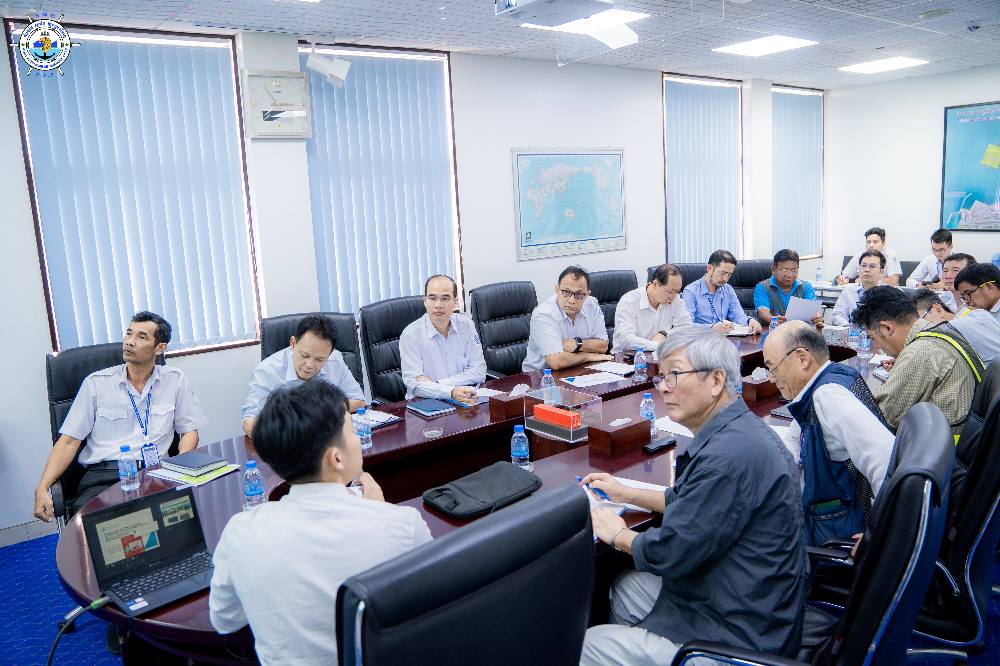 Held a coordination meeting regarding the Joint Bathymetry Survey Results at the Port
