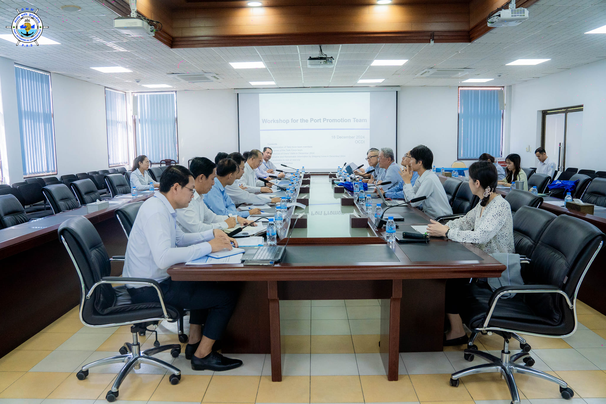 held the 2nd Workshop for the Sihanoukville Port Marketing and Promotion Team in the framework of project implementation for Capacity Development on Container Terminal
