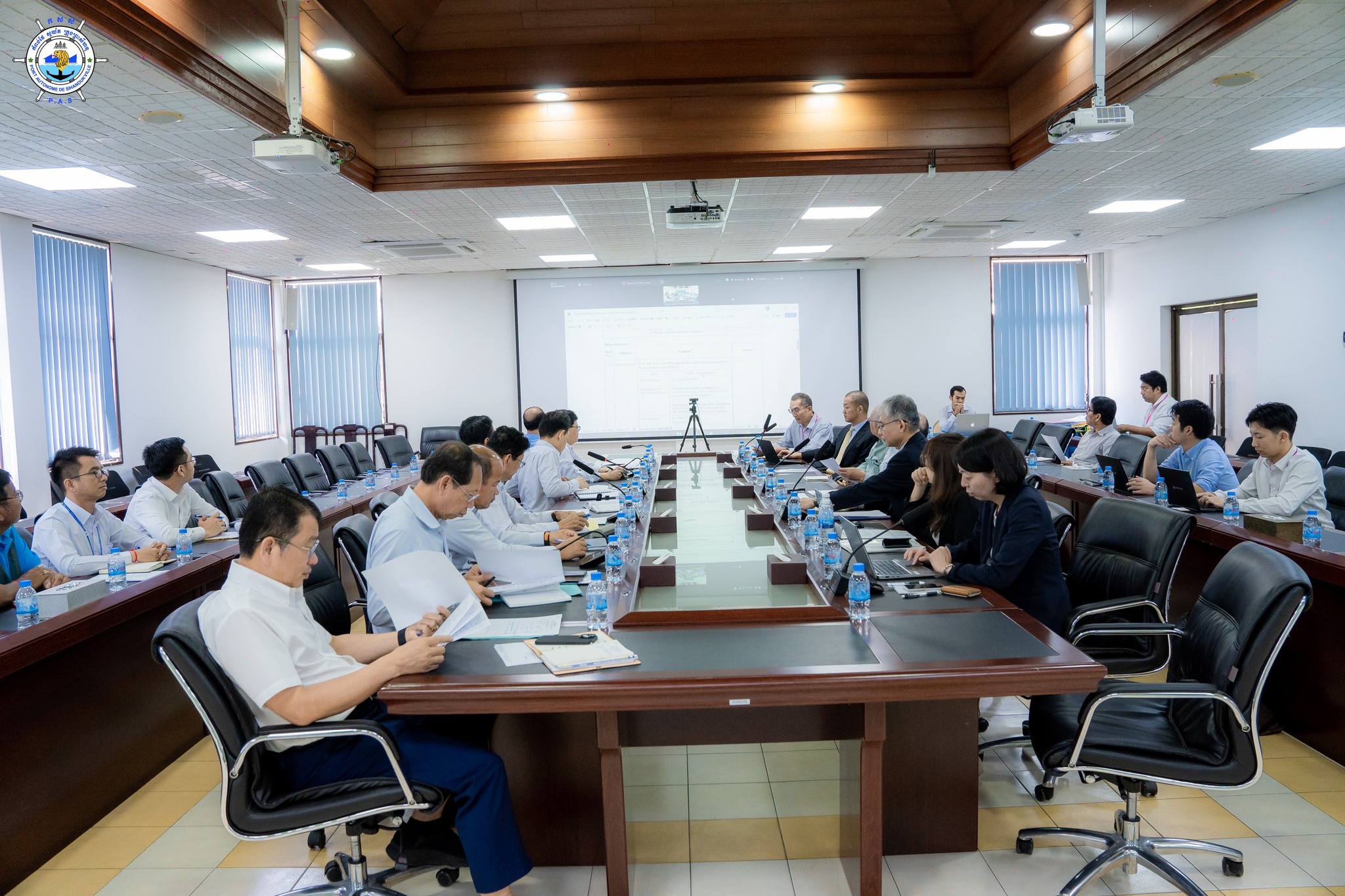 Held a Kick-Off Meeting regarding the procurement of Cargoes Handling Equipment (Package-2) of Sihanoukville Port
