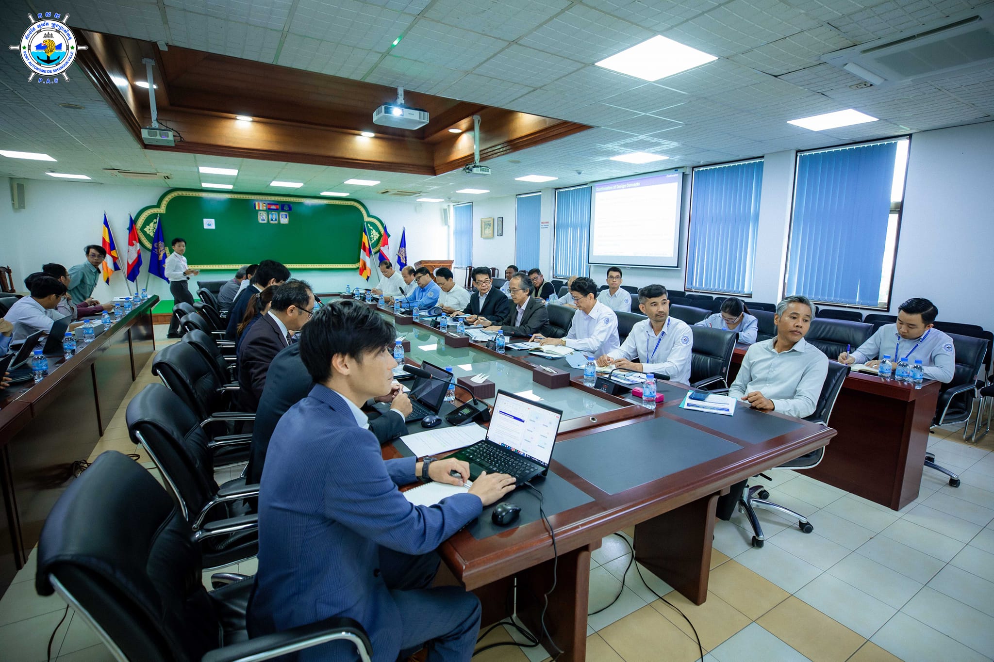 Held a discussion meeting regarding Preliminary Design Layout for New Container Terminal-Phase 2 and 3
