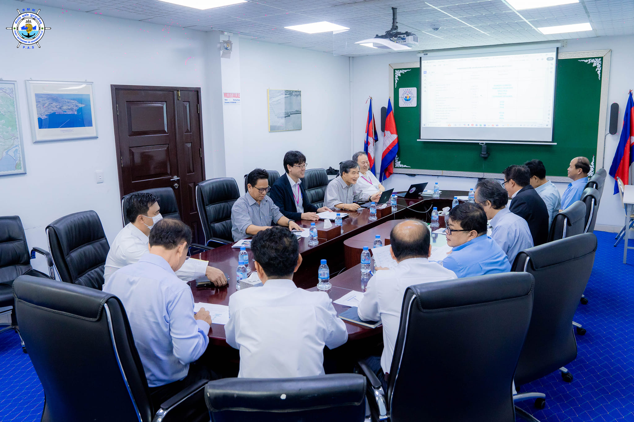 Held a discussion meeting regarding technical specifications of container handling cranes for New Container Terminal-Phase 2 and 3
