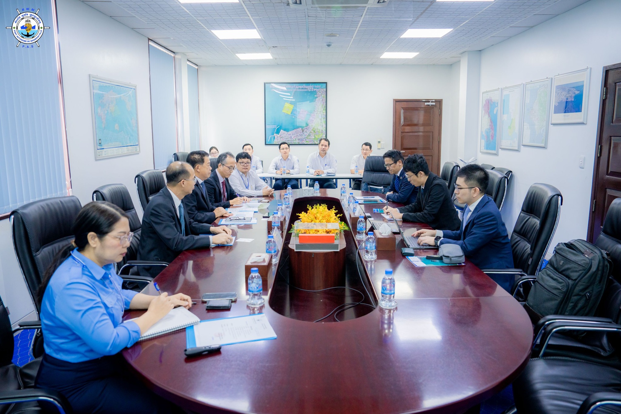 Welcomed a courtesy visit of Mr. FUJIOKA Ryosuke
