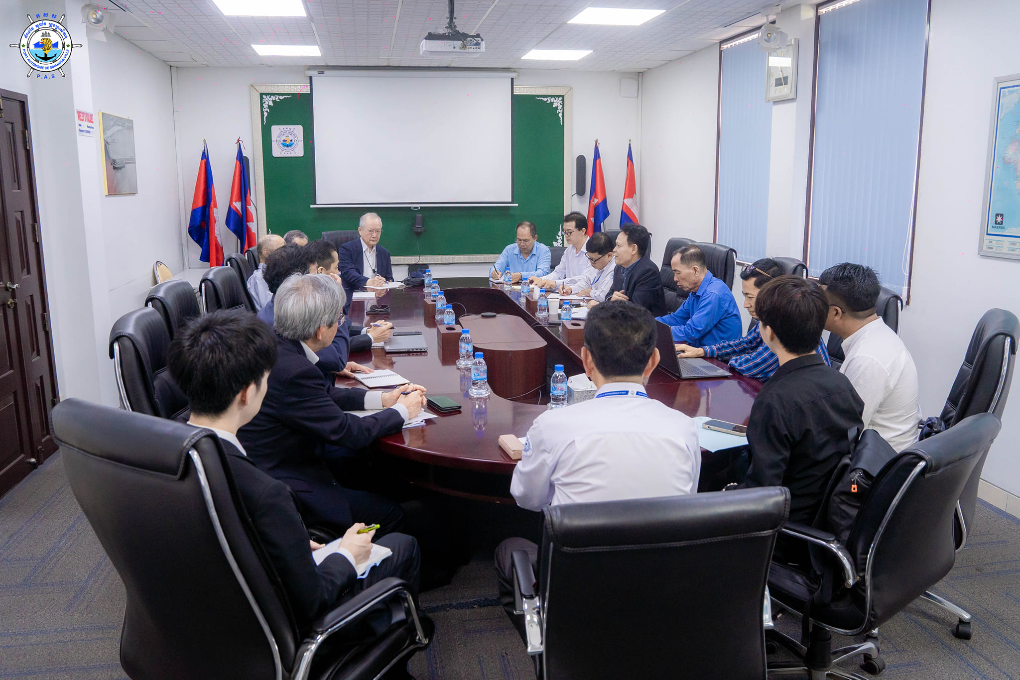 held a discussion meeting with General Department of Inland Water and Japanese Delegation
