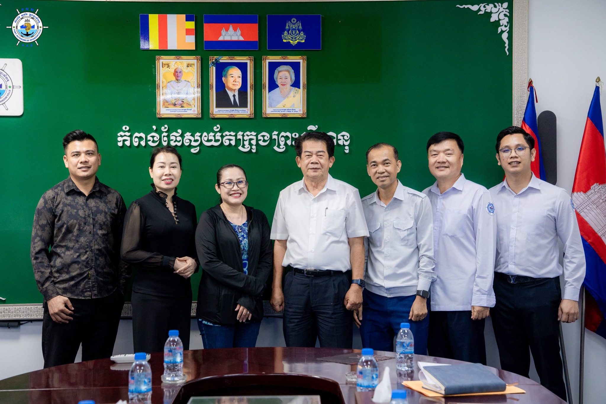 A courtesy visit of and held a discussion meeting with Hun Kim Hong 86 Logistics Co., Ltd
