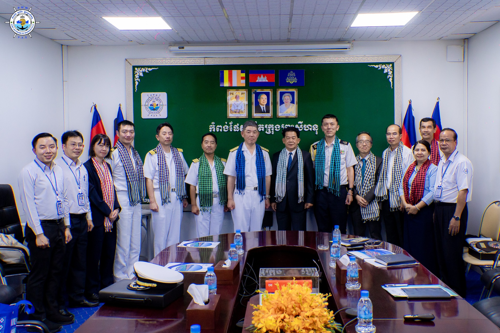 Welcomed a delegation visit of Japan Maritime Self-Defense Force, led by Rear Admiral

