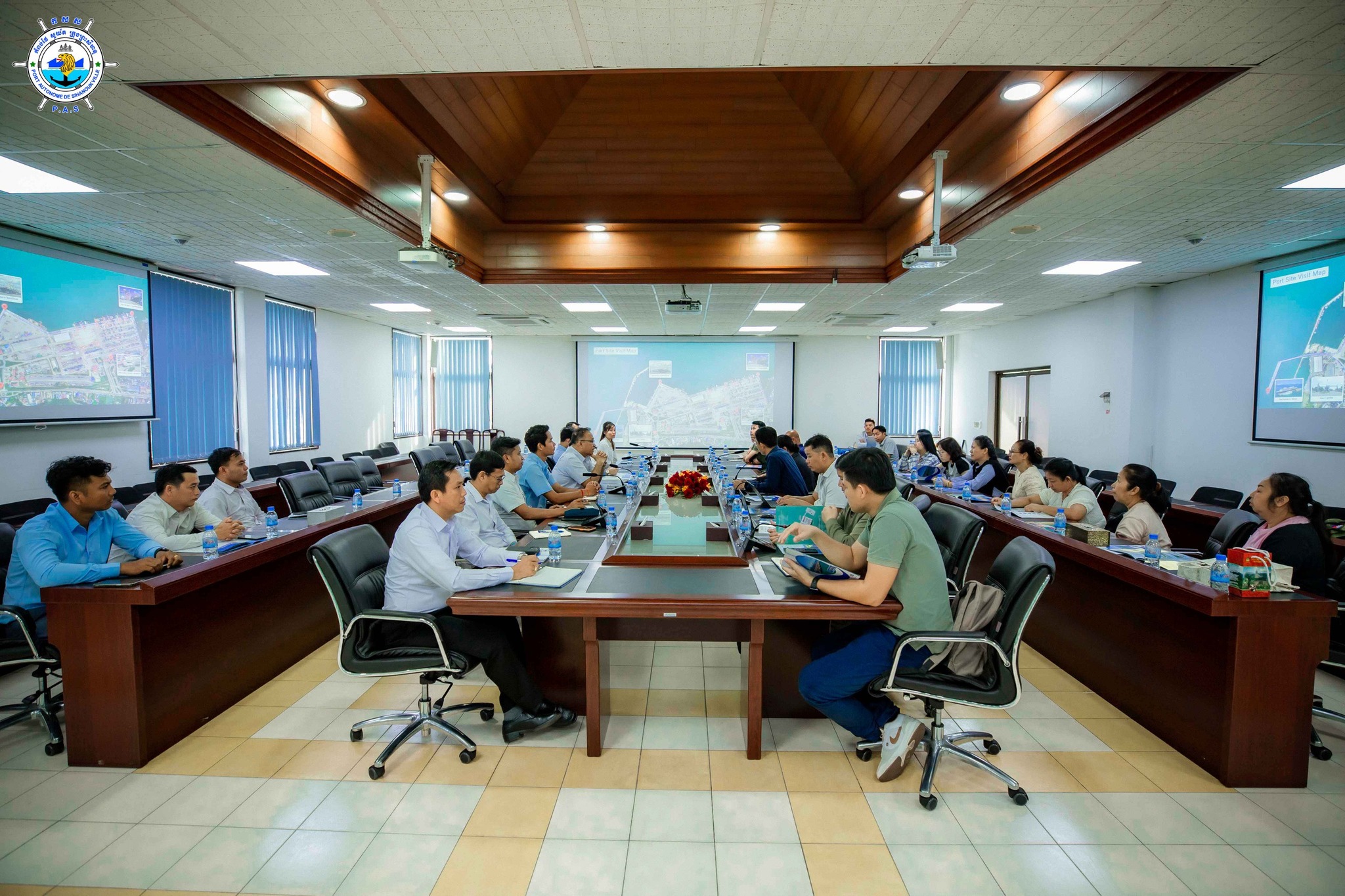 Welcomed a visit of 20 delegates of the Ministry of Public Works and Transport of the Lao People’s Democratic Republic
