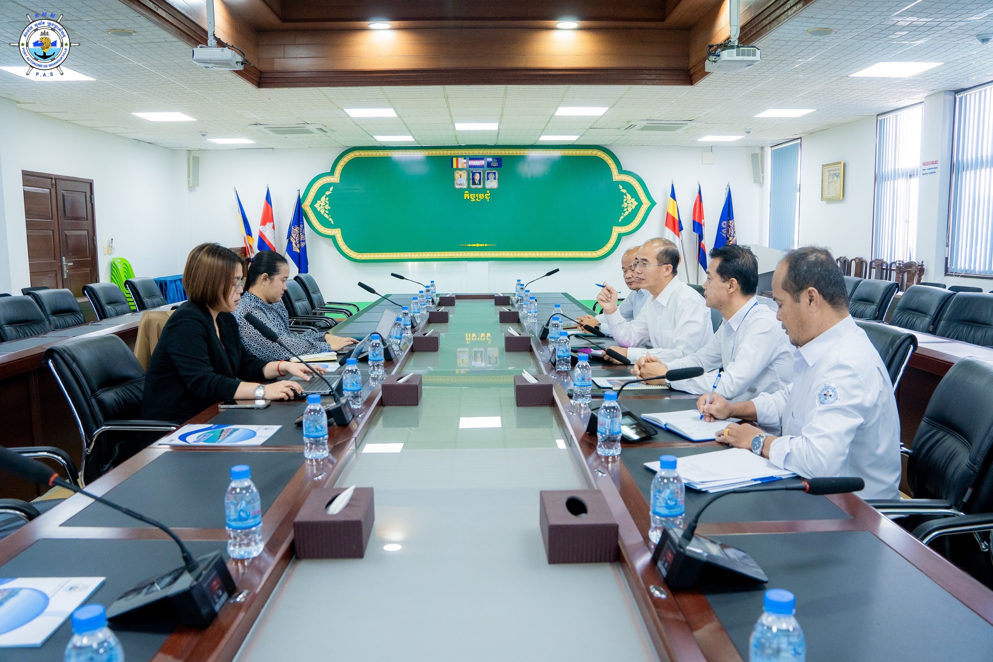 Welcomed a visit of Mediterranean Shipping (Cambodia), in purpose to learn about PAS’s operations, potentials and developments
