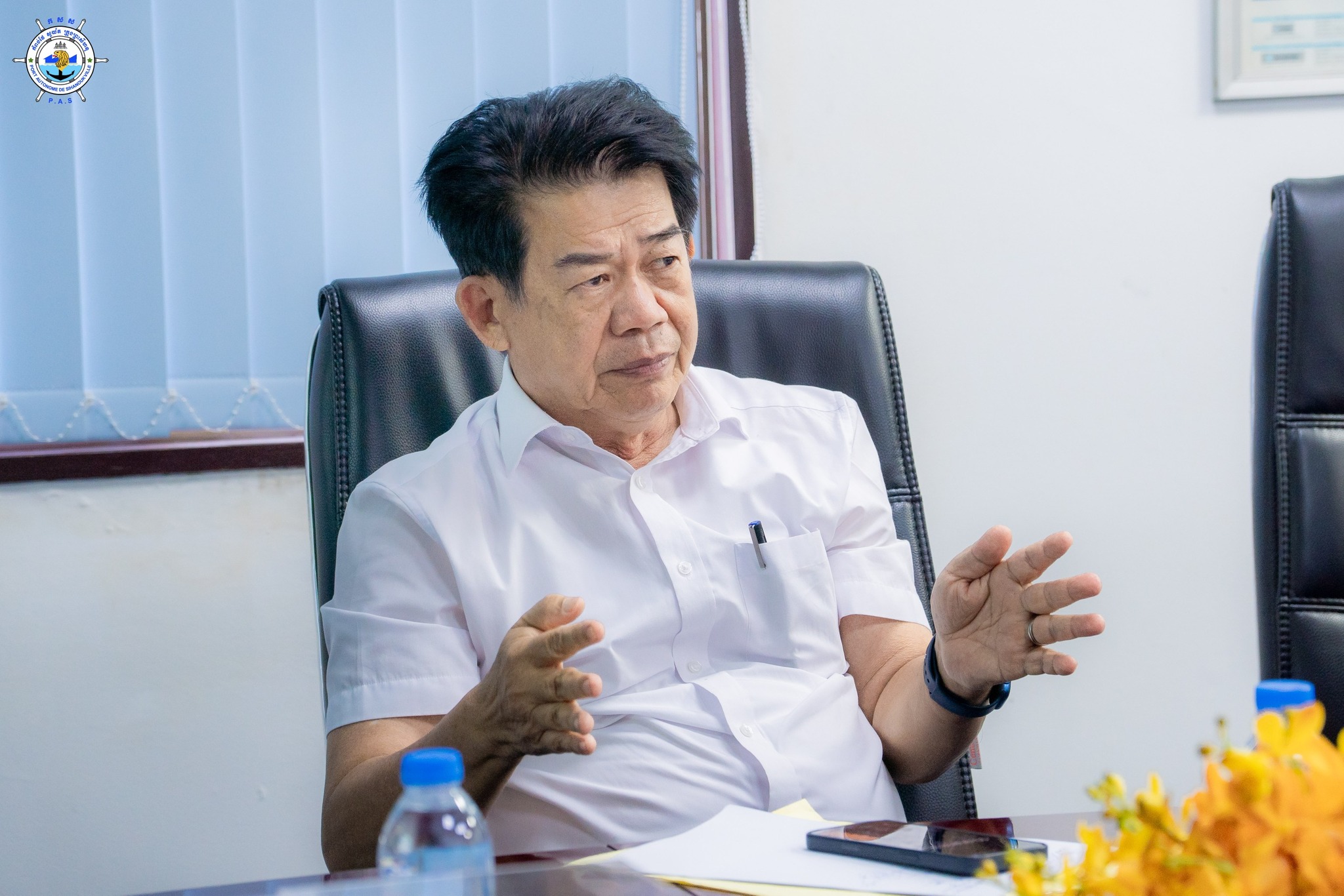 Sihanoukville Autonomous Port and PAS Management, held a discussion meeting with TNTVN Forestry Co., Ltd.
