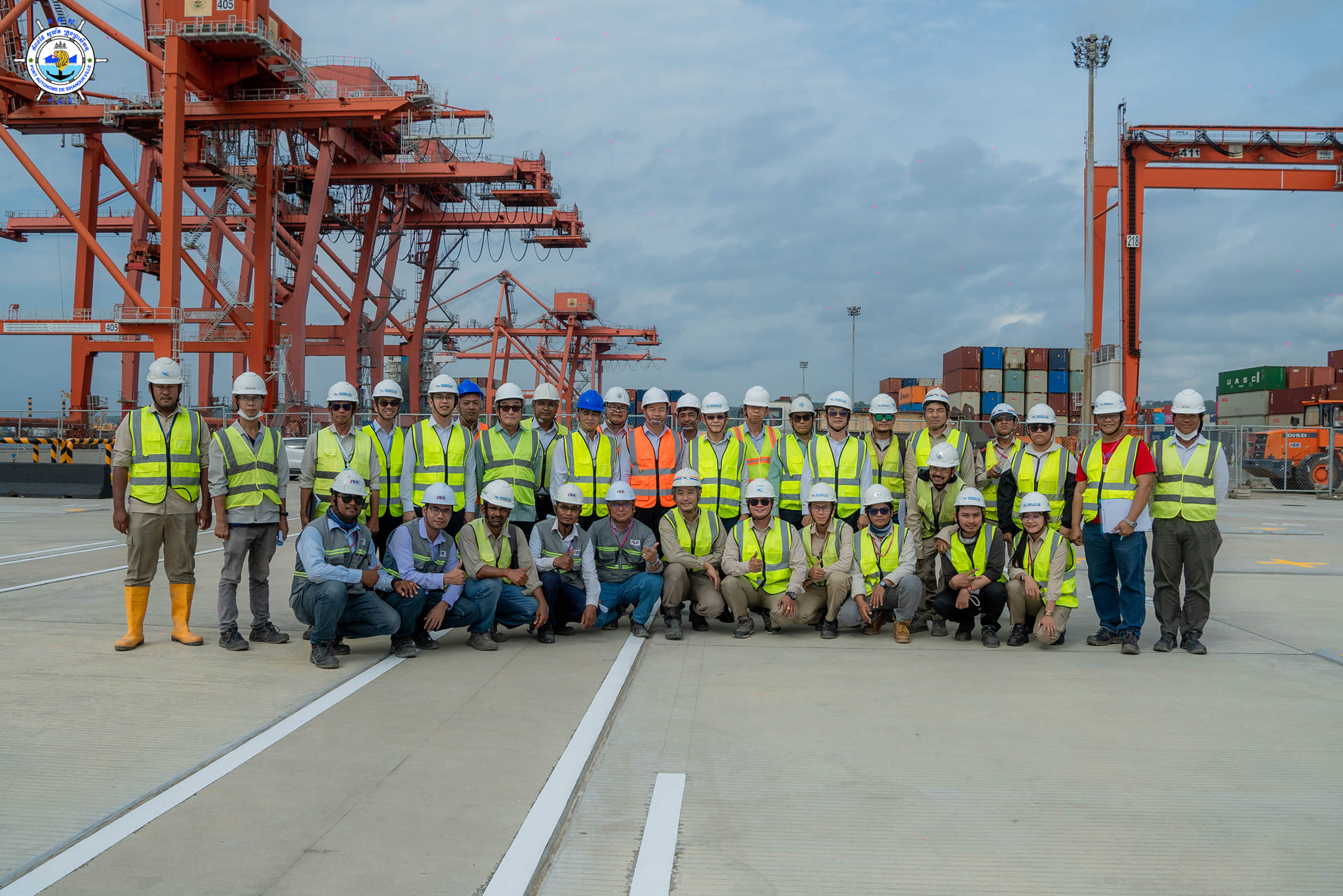 Conducted an Inspection on Partial Handover of Area IV (Container Yard) of  the 253-Meter Container Terminal
