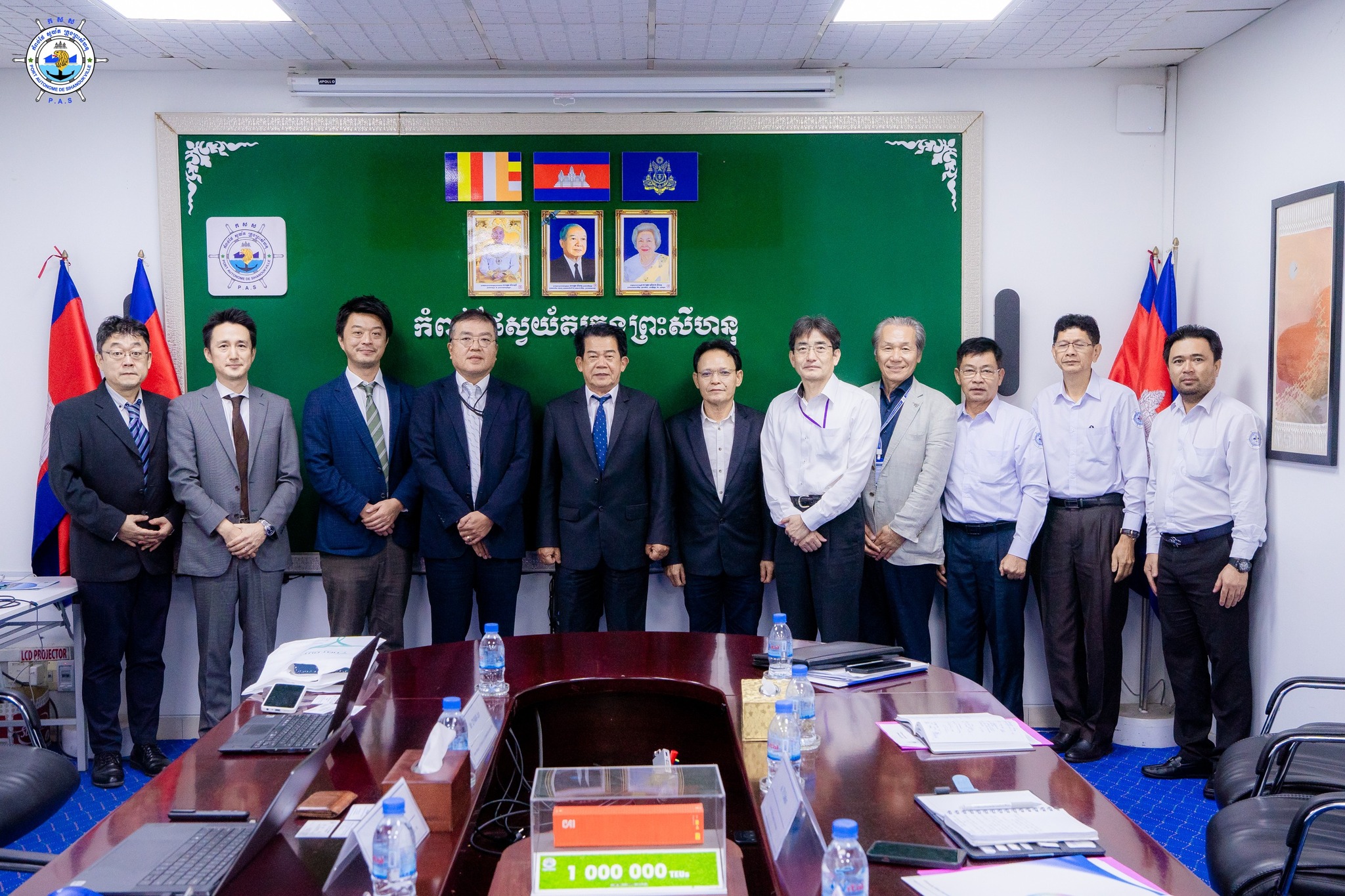 កិច្ចប្រជុំពិភាក្សាការងារជាមួយ ក្រុមហ៊ុន Fuji Electric Co., Ltd
