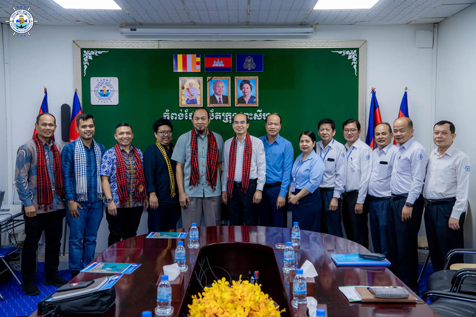 Welcomed a delegation visit of Embassy of the Republic of Indonesia to the Kingdom of Cambodia to PAS
