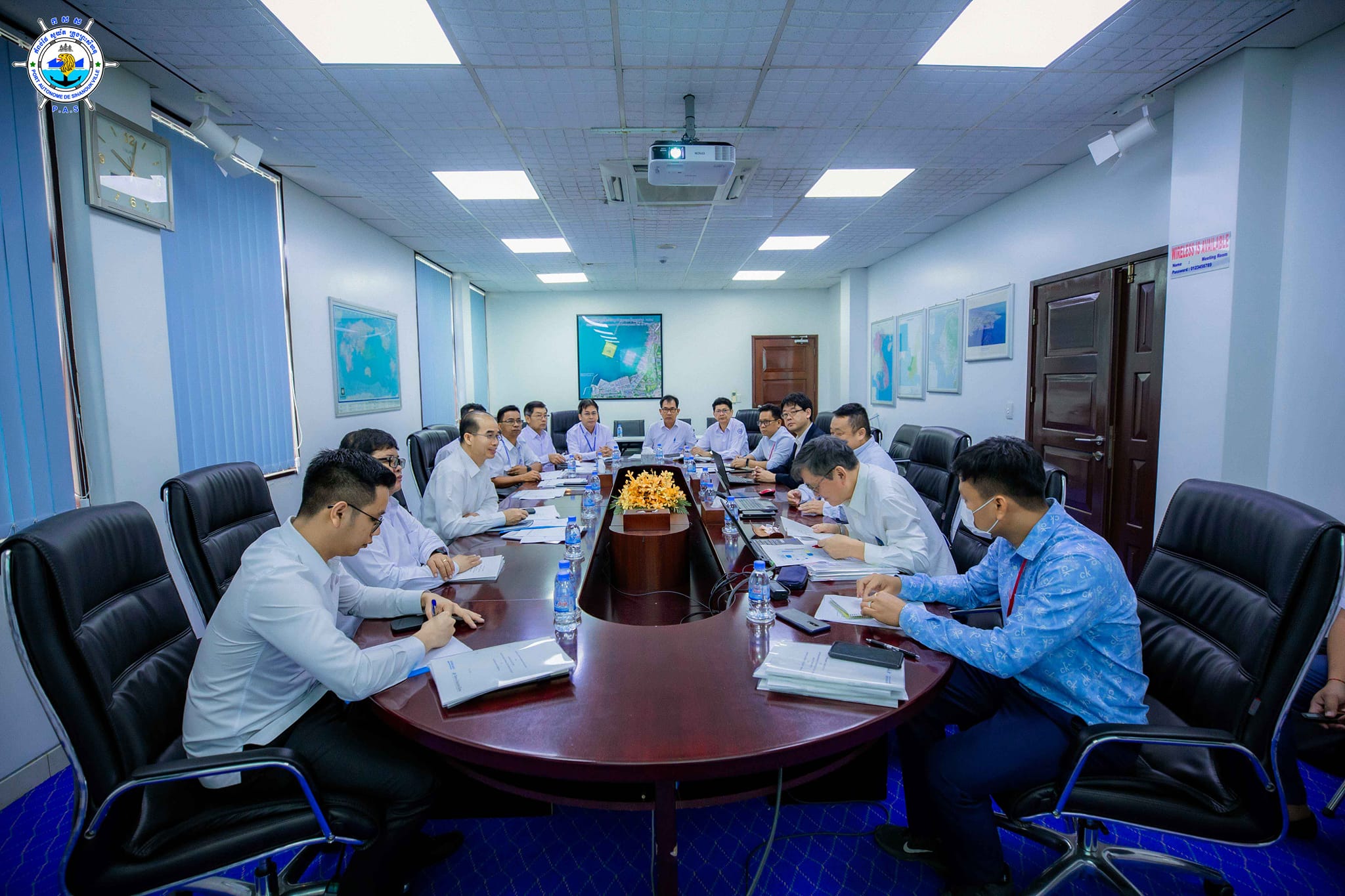 Held a discussion meeting on outcomes of tugboat comparison study and technical specifications draft of tugboat and pilot boat
