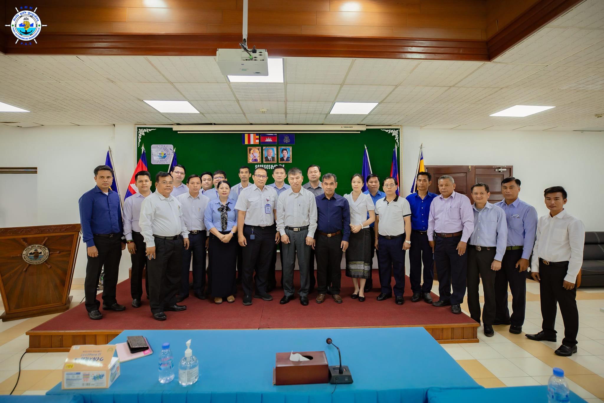 Welcomed a visit of Delegation of the Cabinet of the Ministry of Public Security, Loa People's Democratic Republic at PAS to search the progress of port developments at PAS
