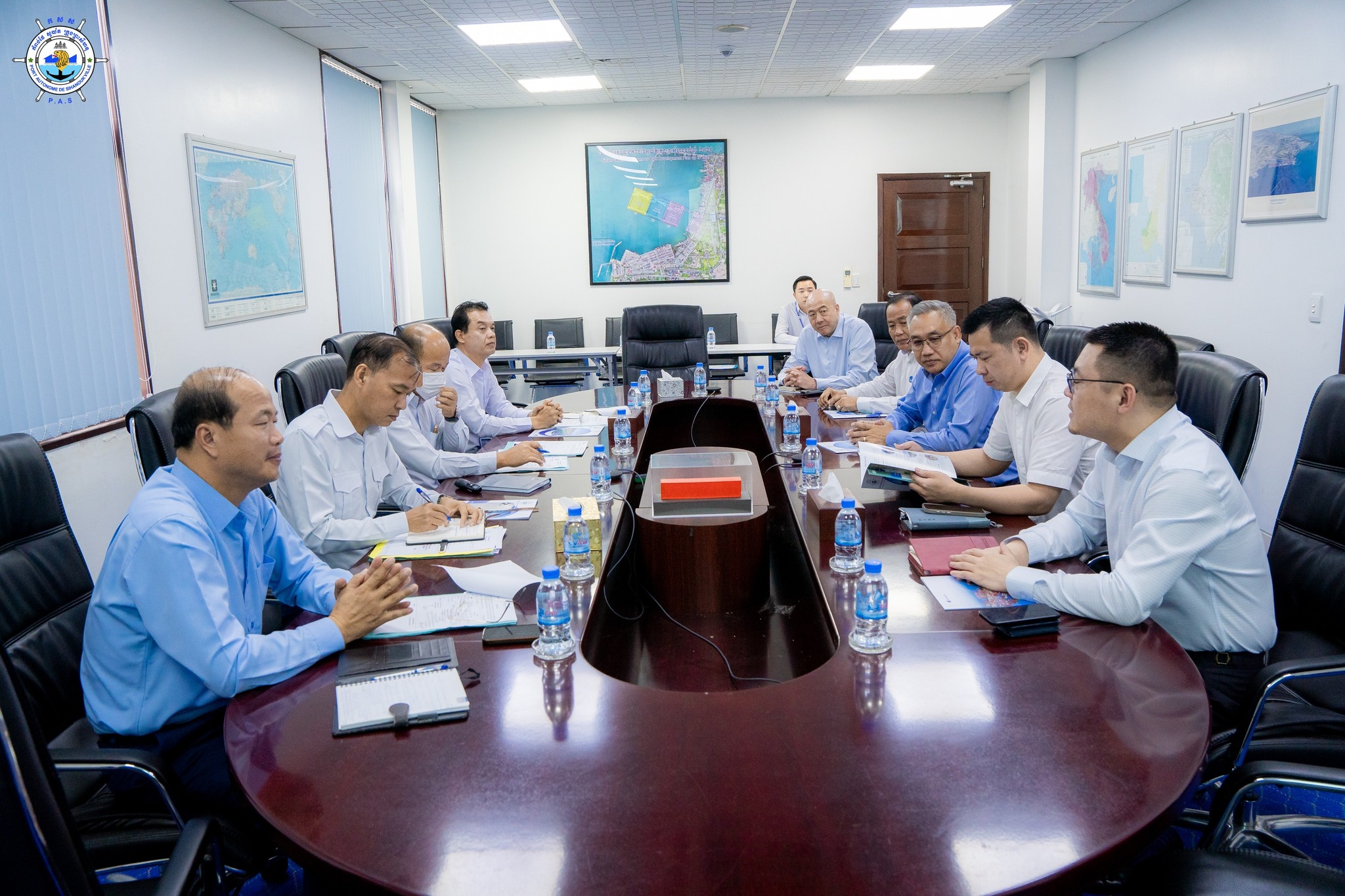 Welcomed a visit of Meridian Shipping Agencies (Cambodia)

